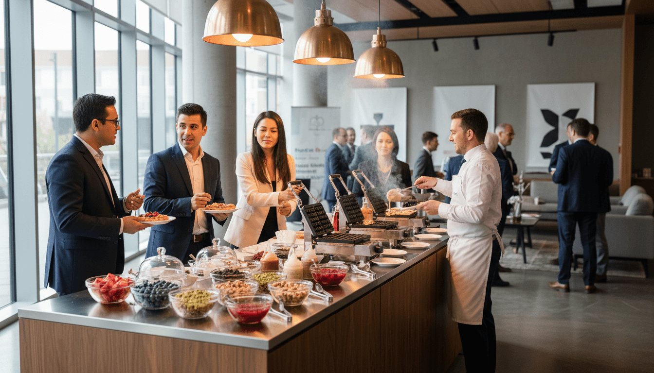 Catering delivery and setup service